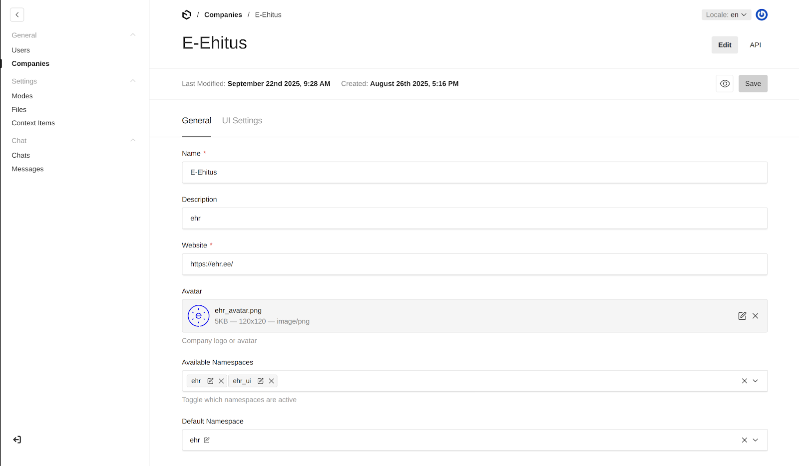 Dashboard view of the backoffice showing analytics graphs and document management tools.