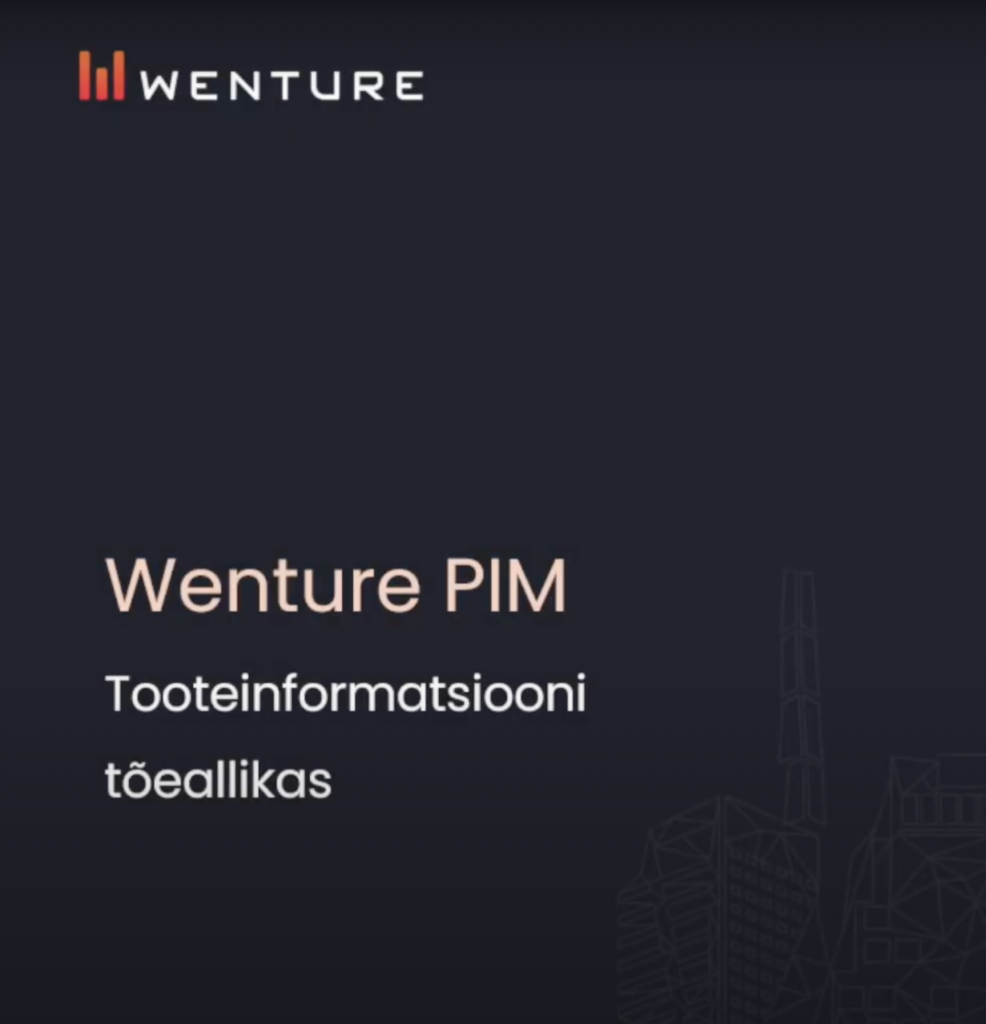 Wenture PIM-süsteem