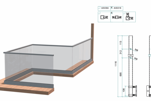 3D railing configurator